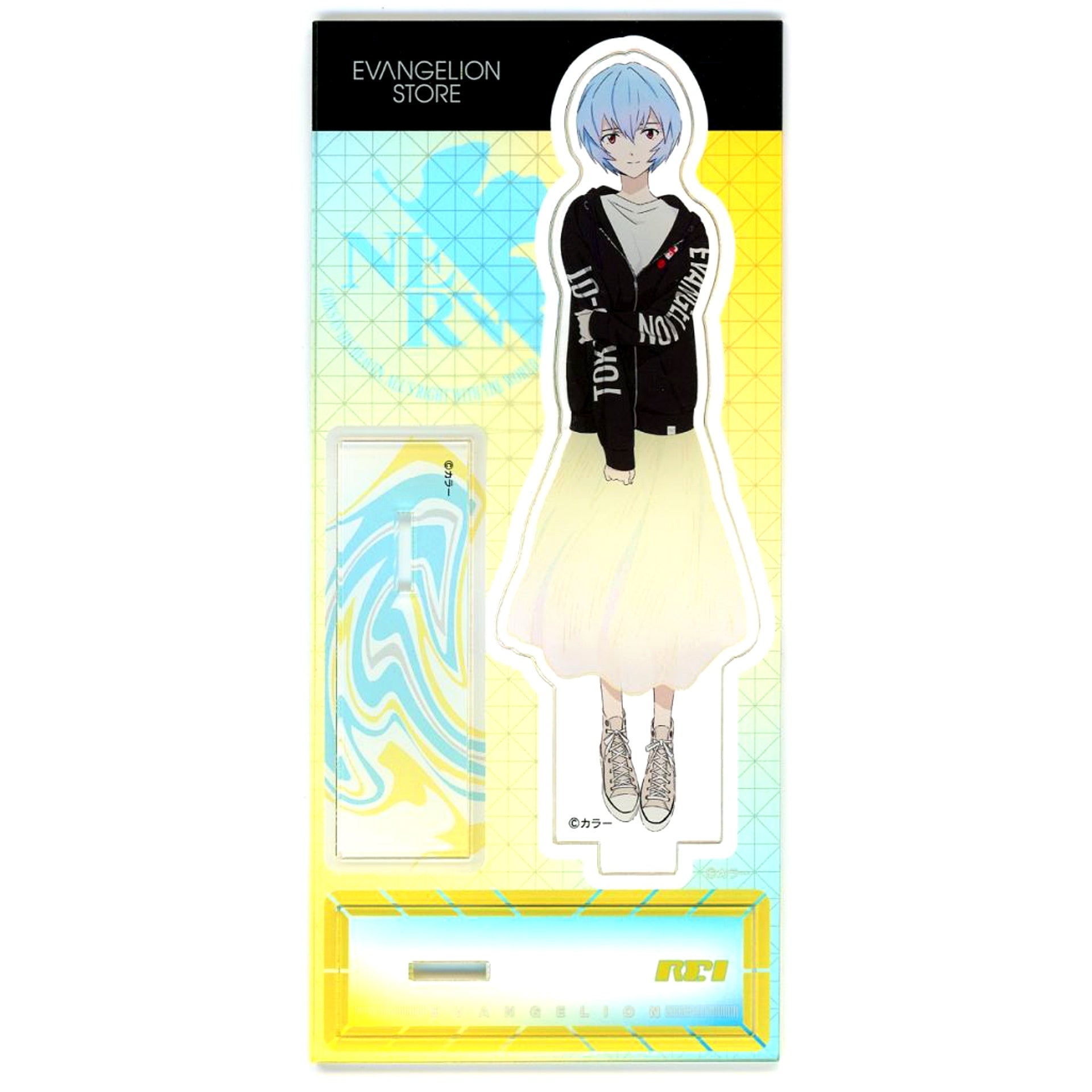 Rei Ayanami Parka Style Pilot Acrylic Stand Evangelion [USED]