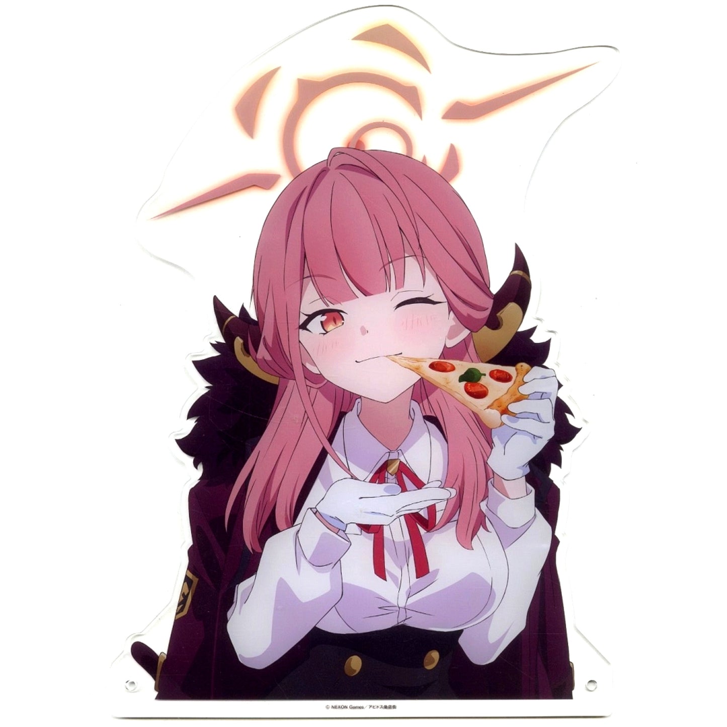 Aru Rikuhachima Blue Archive The Animation Big Acrylic Stand x Pizza Hut [USED]
