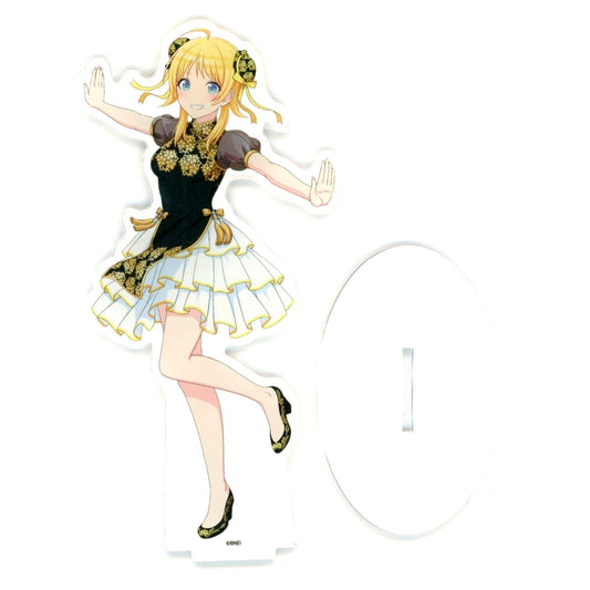Meguru Hachimiya The Idolmaster Shiny Colors Acrylic Stand China Ver. Drawn Illustration POP UP SHOP in TOWER RECORDS [USED]