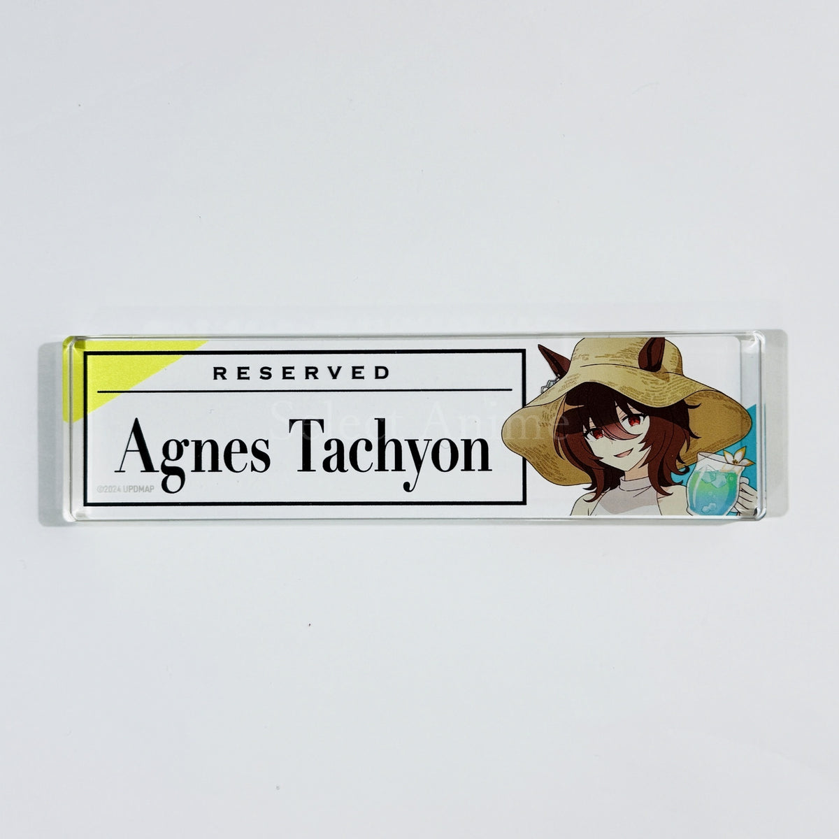 Agnes Tachyon Umamusume: Pretty Derby The Movie The Door to a New Era Reserved Seat Style Desk Plate Vacation Ver. Chugai Grace Cafe Collaboration [USED]