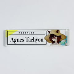 Agnes Tachyon Umamusume: Pretty Derby The Movie The Door to a New Era Reserved Seat Style Desk Plate Vacation Ver. Chugai Grace Cafe Collaboration [USED]