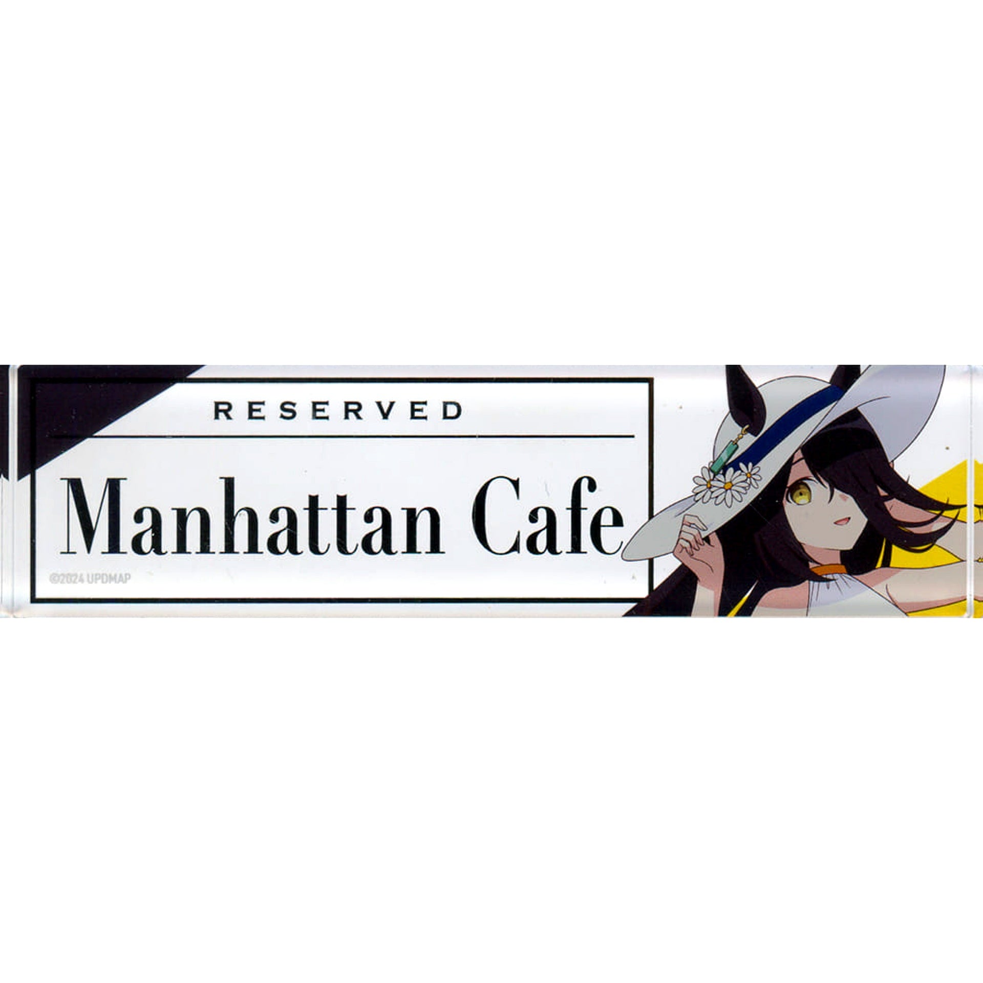 Manhattan Cafe Umamusume: Pretty Derby The Movie The Door to a New Era Reserved Seat Style Desk Plate Vacation Ver. Chugai Grace Cafe Collaboration [USED]
