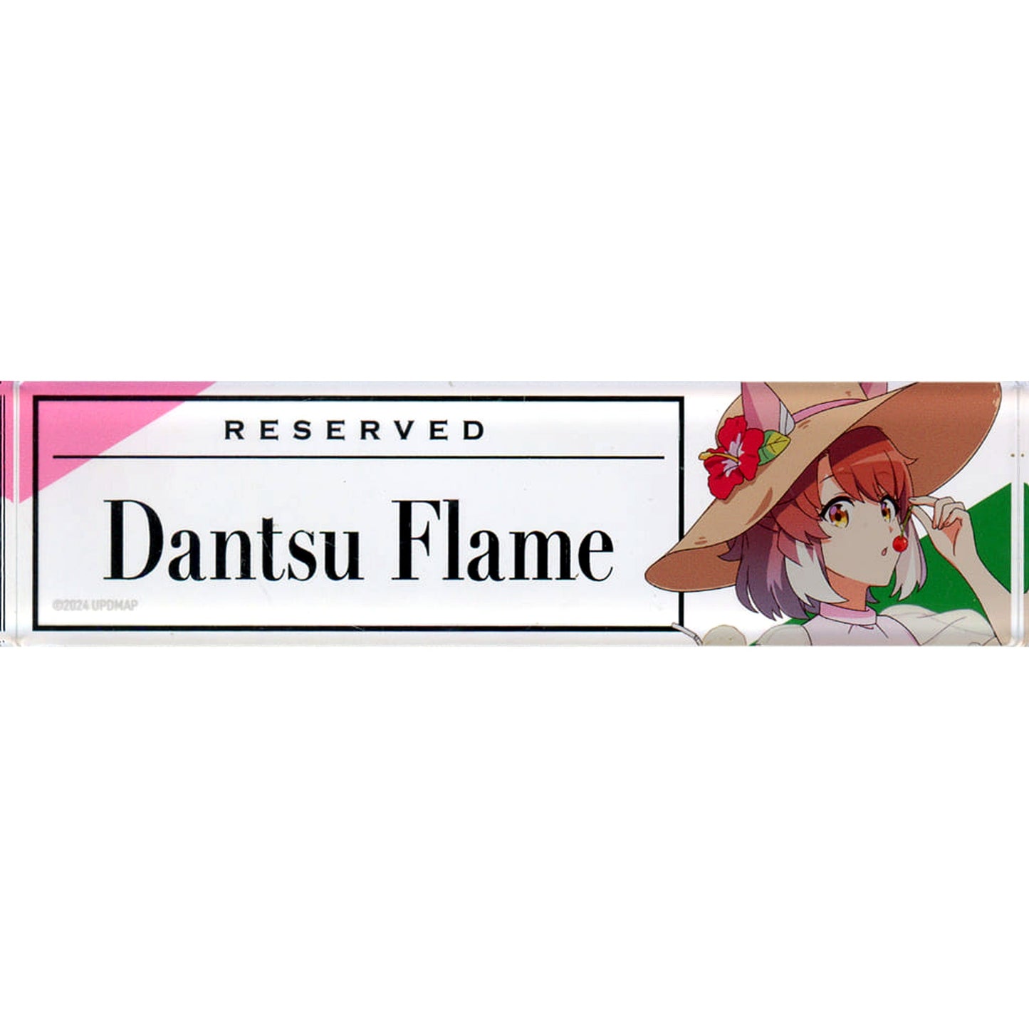 Dantsu Flame Umamusume: Pretty Derby The Movie The Door to a New Era Reserved Seat Style Desk Plate Vacation Ver. Chugai Grace Cafe Collaboration [USED]