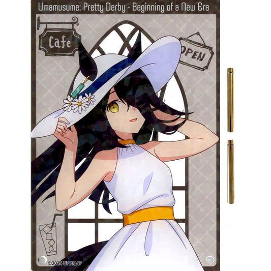 Manhattan Cafe Uma Musume Pretty Derby The Door to a New Era Chugai Grace Cafe Holo Acrylic Art Panel Vacation Ver [USED]