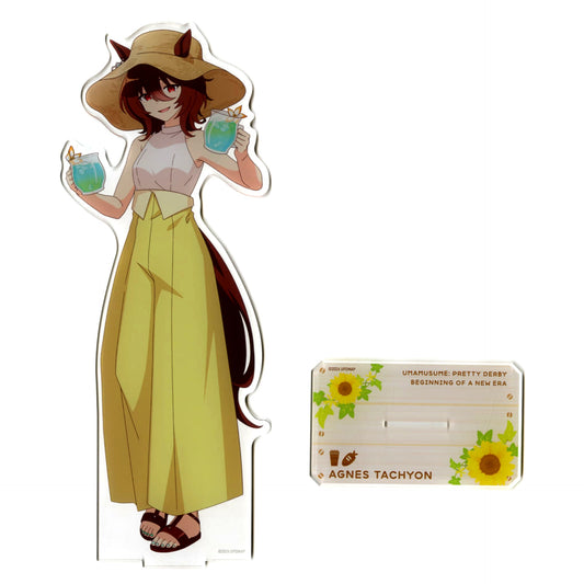 Agnes Tachyon Umamusume: Pretty Derby - Beginning of a New Era x Chugai Grace Cafe Big Acrylic Stand Vacation Ver [USED]