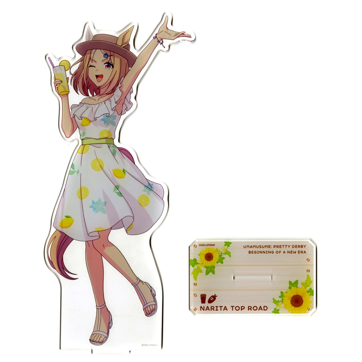 Narita Top Road Umamusume Pretty Derby New Era Chugai Grace Cafe Vacation BIG Acrylic Stand [USED]