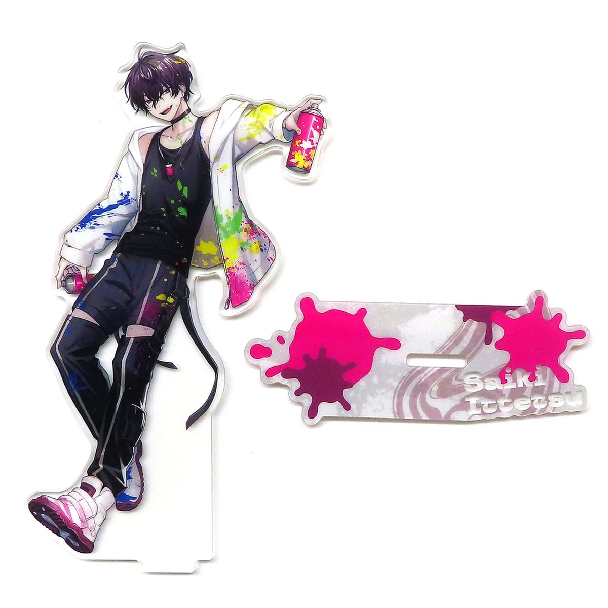 Saiki Ittetsu Acrylic Stand Virtual YouTuber Nijisanji & NIJISANJI EN HEROES 1st Anniversary [USED]