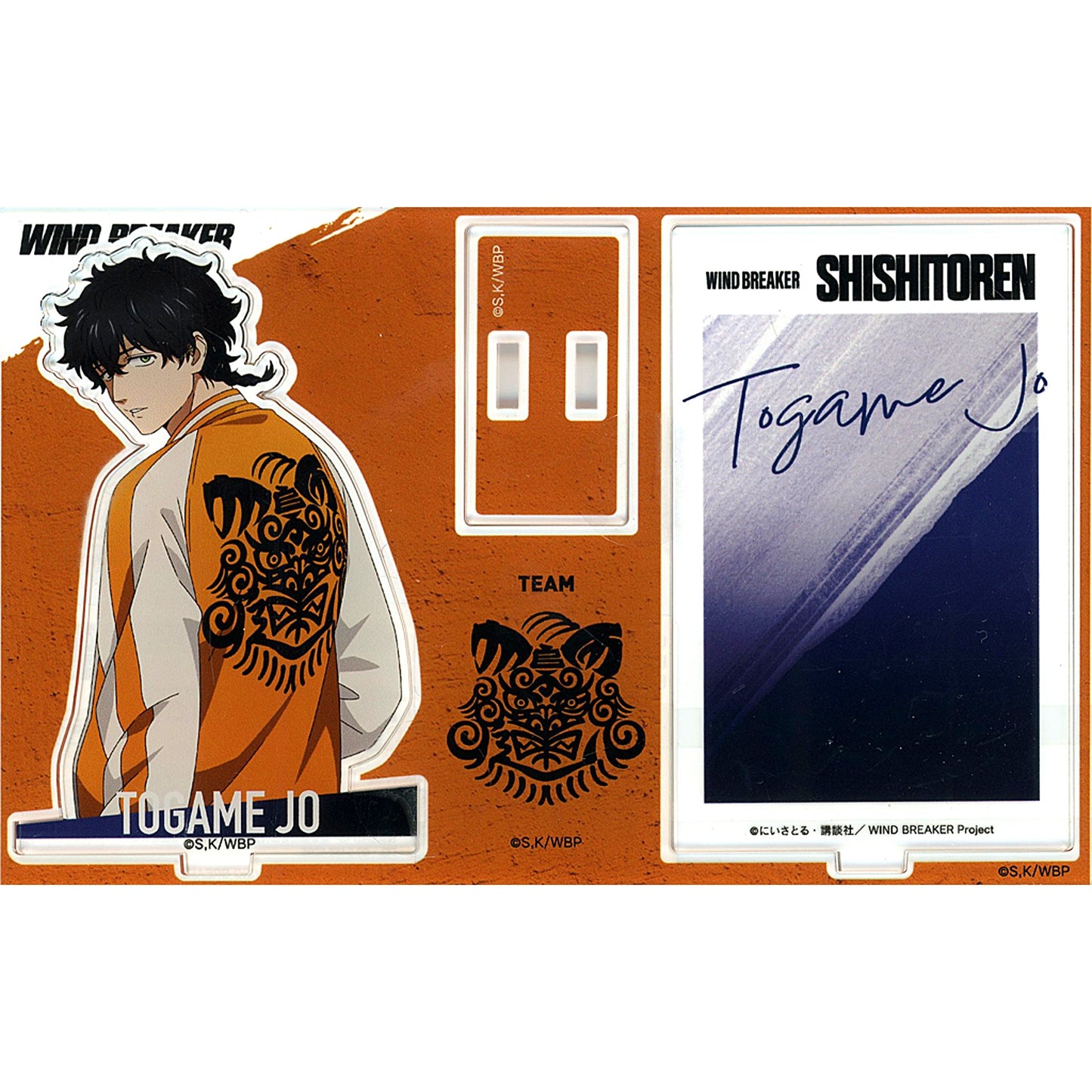Jo Togame Card Design Ver. Acrylic Stand Wind Breaker POPUP Exhibition Daishukai baseyard tokyo [USED]