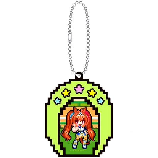 Daiwa Scarlet Umamusume: Pretty Derby Rubber Keychain Collection Nekketsu Hachamecha Daikanshasai! [USED]