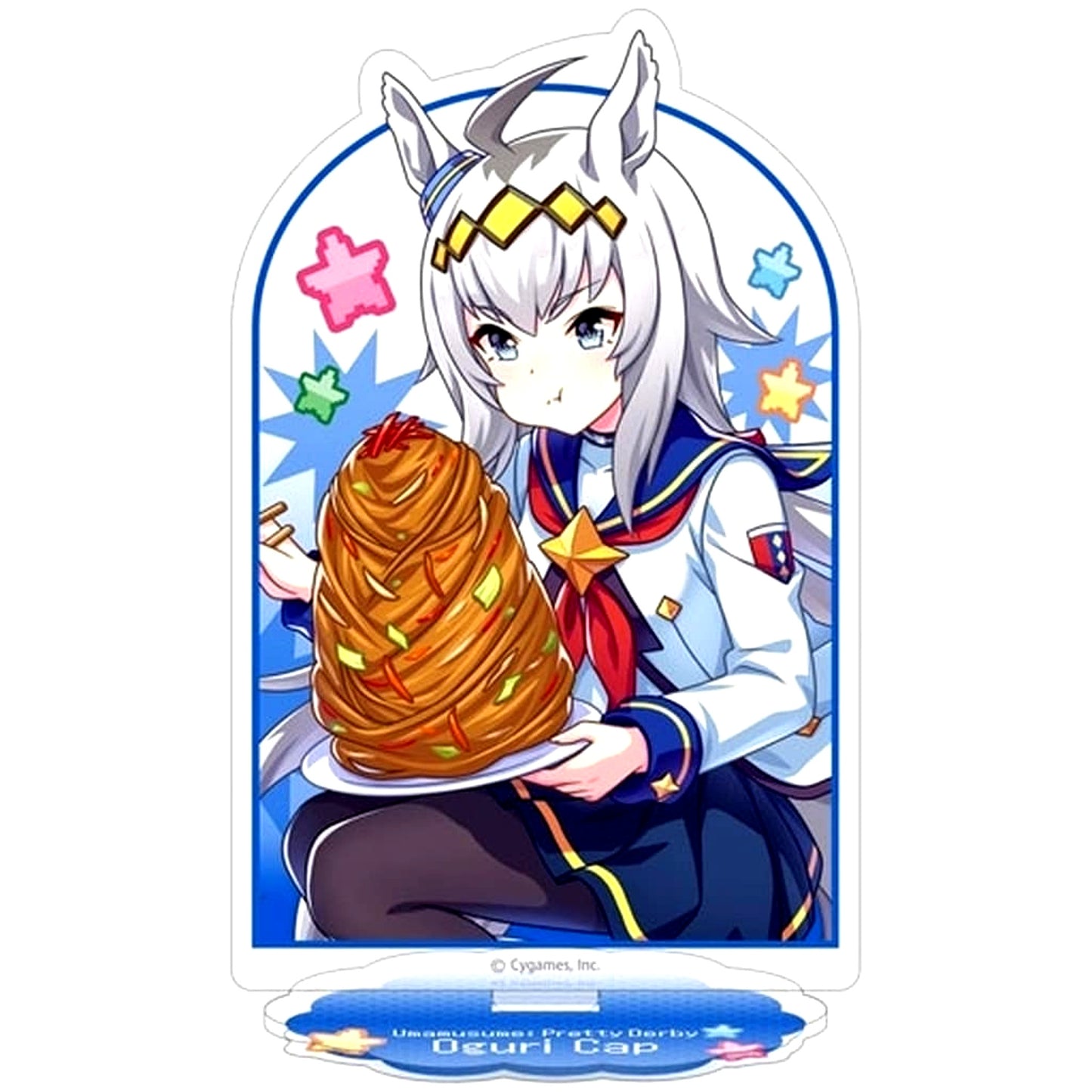 Oguri Cap Umamusume Pretty Derby Nekketsu Hachamecha Big Thanks Festival Acrylic Stand [USED]