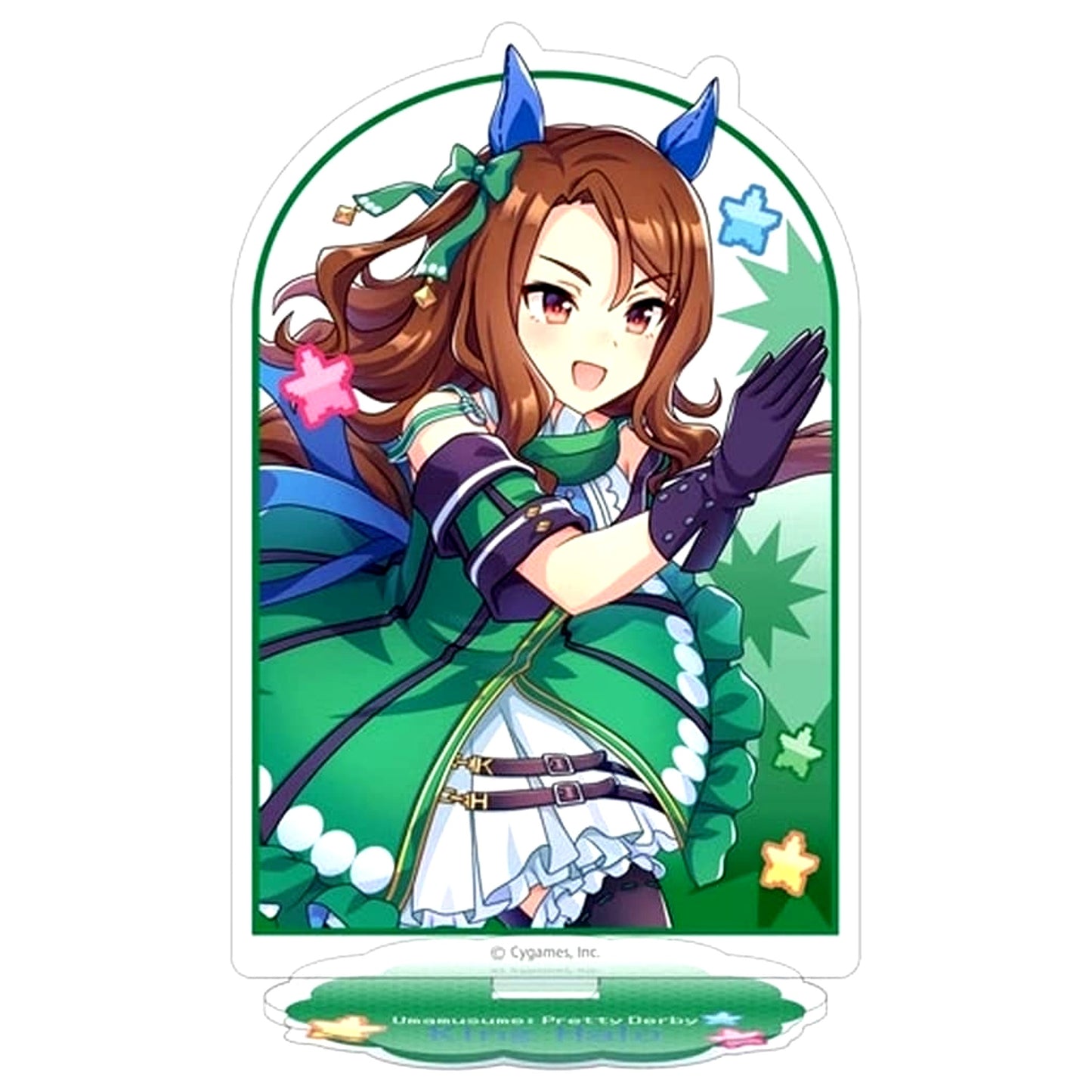 King Halo Umamusume Pretty Derby Nekketsu Hachamecha Big Thanks Festival Acrylic Stand [USED]