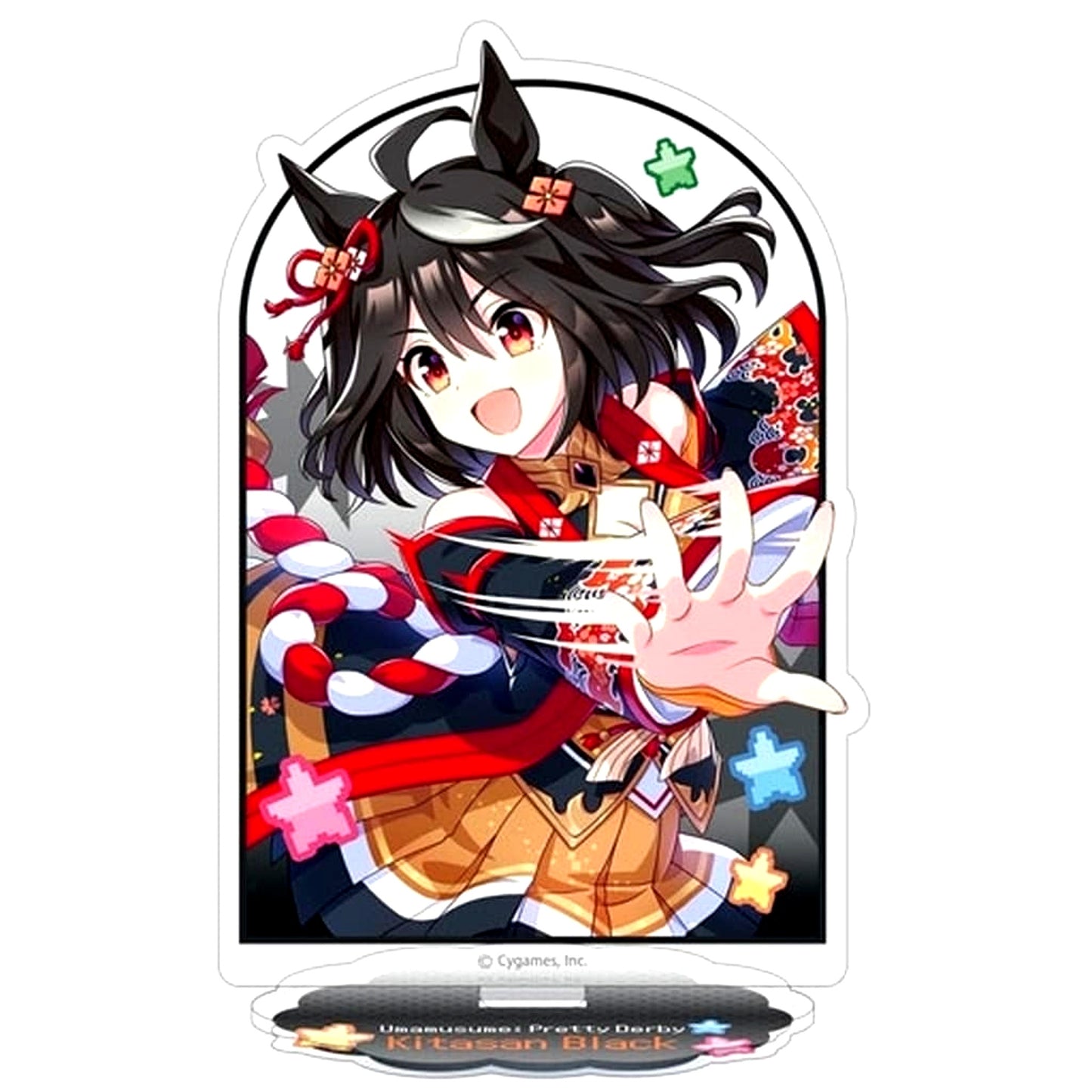 Kitasan Black Umamusume Pretty Derby Nekketsu Hachamecha Big Thanks Festival Acrylic Stand [USED]