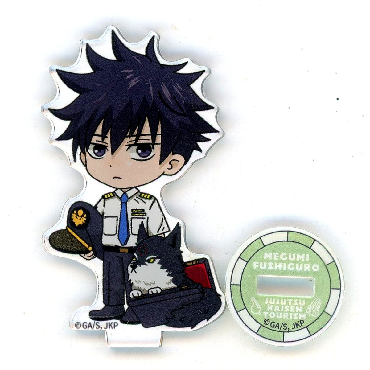 Megumi Fushiguro JR Tokai x Jujutsu Kaisen Going by Shinkansen Juju Tanbo in Kyoto Trading Acrylic Stand [USED]