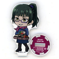 JR Tokai x Jujutsu Kaisen Shinkansen de Iku Juju Tanbou in Kyoto Maki Zenin Trading Acrylic Stand Acrylic Stands [USED]