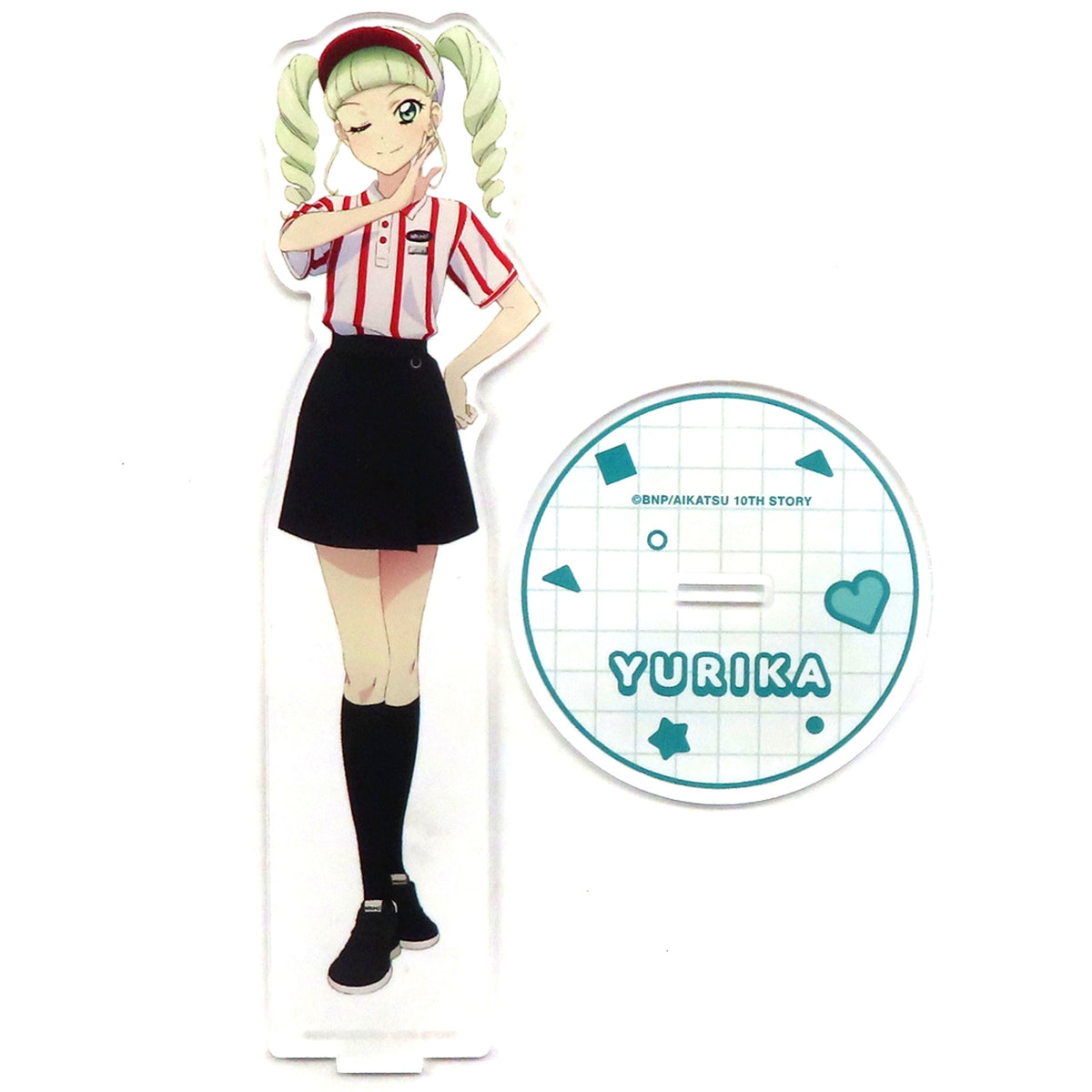 Yurika Todo Illustration ROUND1 Ver. Big Acrylic Stand Aikatsu! 10th Story: Mirai e no Starway x ROUND1 [USED]