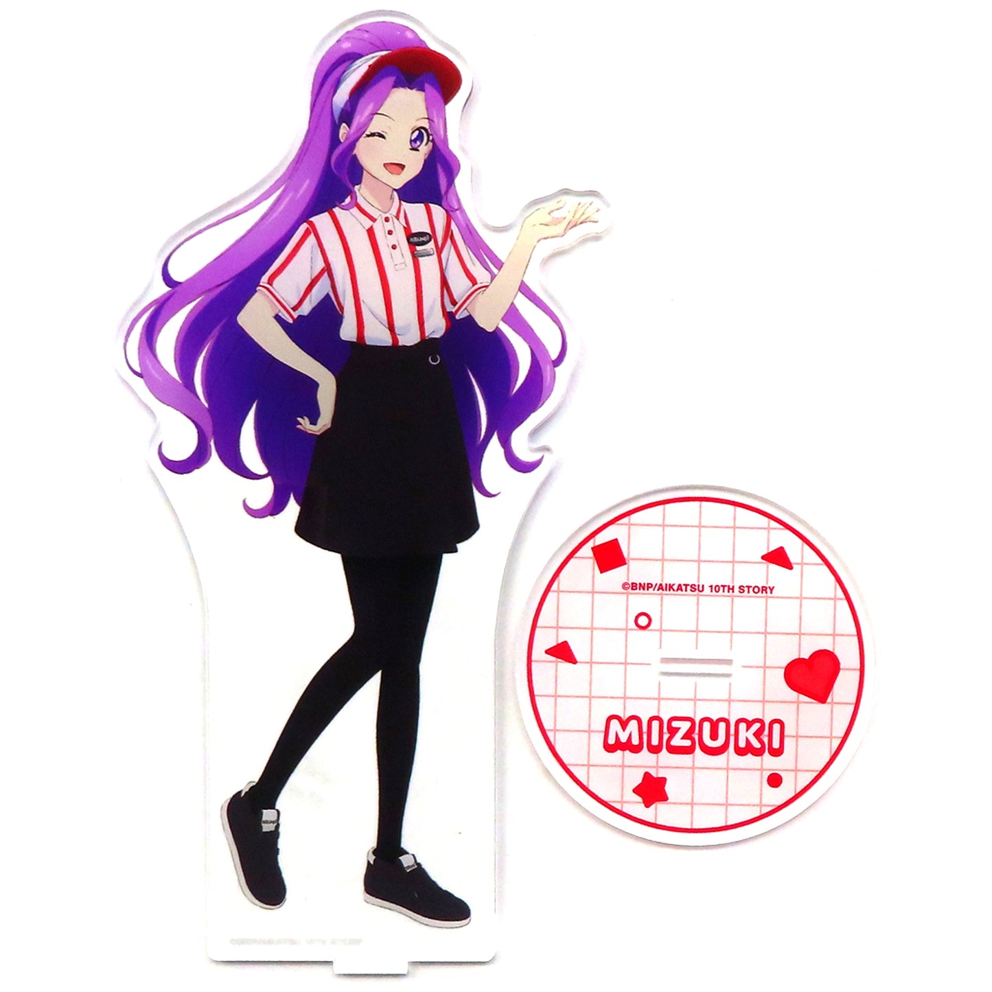 Mizuki Kanzaki ROUND1 Ver. Aikatsu! 10th STORY STARWAY to the Future x ROUND1 BIG Acrylic Stand [USED]