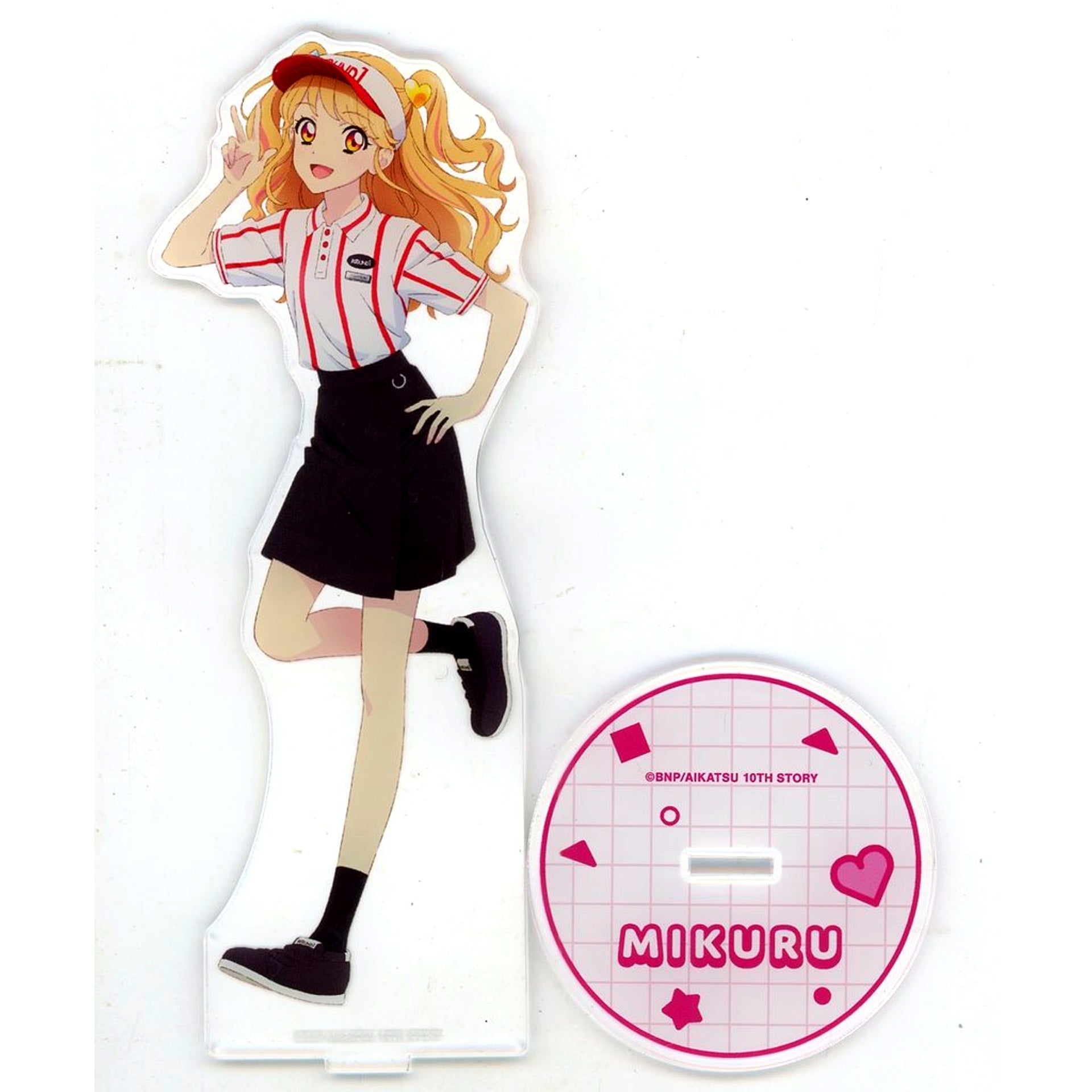 Mikuru Natsuki ROUND1 Ver. Aikatsu! 10th STORY STARWAY to the Future x ROUND1 BIG Acrylic Stand [USED]
