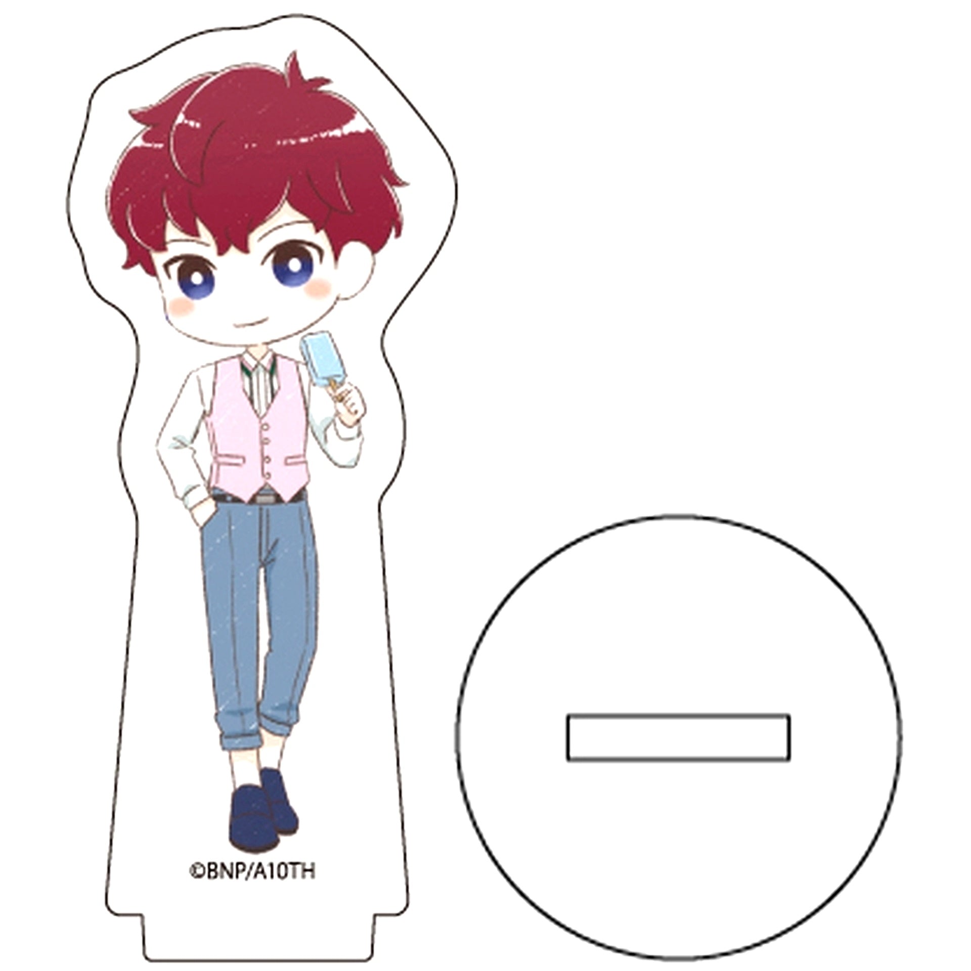 Tsubasa Sena 04. Menkatsu! GraffArt Illustration Acrylic Petite Stand Aikatsu! Series [USED]