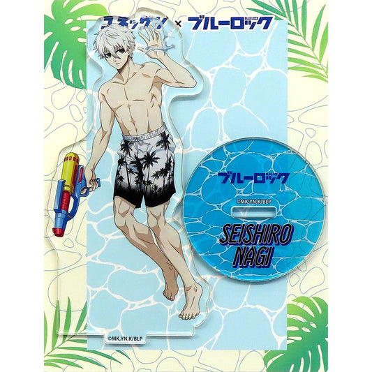 Seishiro Nagi Acrylic Stand Blue Lock x Yunessun Bath Prison Let's Become the Strongest Egoist Enjoying the Bath Prison [USED]
