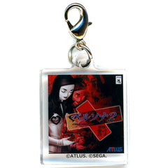 Persona 2 Eternal Punishment Atlus Brand 35th Anniv Atlus Fes Trading Package Style Acrylic Charm Atlus Fes Goods [USED]