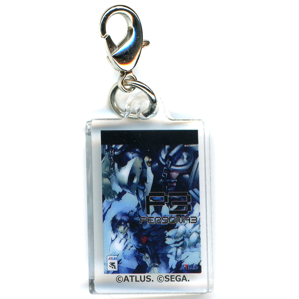 Persona 3 Atlus Brand 35th Anniversary Atlus Festival Commemoration Trading Package Style Acrylic Charm ATLUS FES Exclusive Charm [USED]