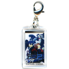 Persona 3 Portable Atlus Brand 35th Anniversary Atlus Festival Commemoration Trading Package Style Acrylic Charm ATLUS FES Exclusive Charm [USED]