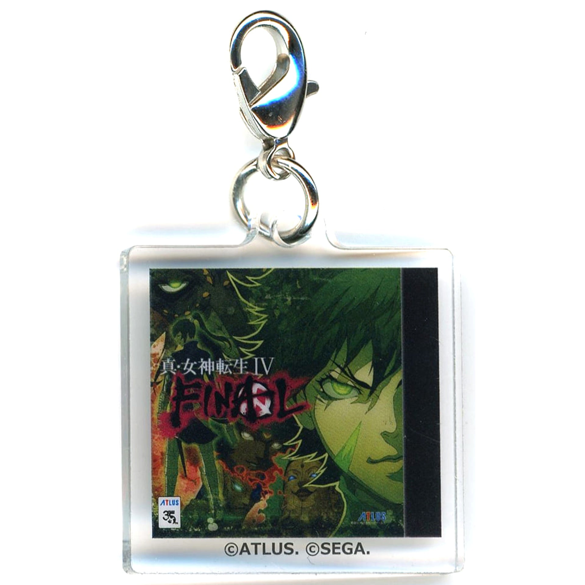 Shin Megami Tensei IV Final Atlus Brand 35th Anniversary Atlus Festival Commemoration Trading Package Style Acrylic Charm ATLUS FES Exclusive Charm [USED]