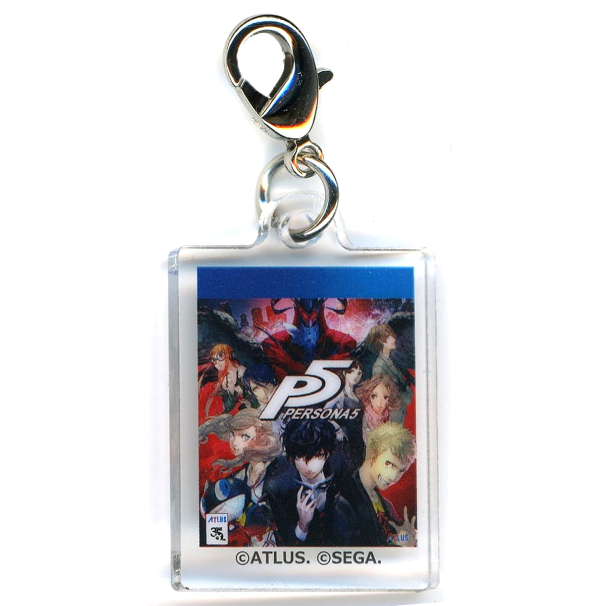 Persona 5 Atlus Brand 35th Anniversary Atlus Festival Commemoration Trading Package Style Acrylic Charm ATLUS FES Exclusive Charm [USED]