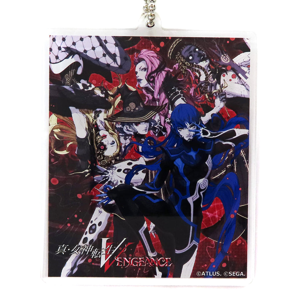 Shin Megami Tensei V Vengeance Key Visual Acrylic Keychain ATLUS FES Exclusive Keychains [USED]