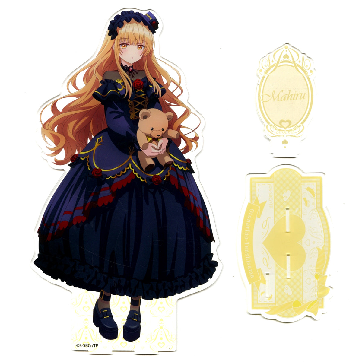 Mahiru Shiina Black Gothic S-1 Prize BIG Acrylic Stand Kujimate The Angel Next Door Spoils Me Rotten Part 2 [USED]