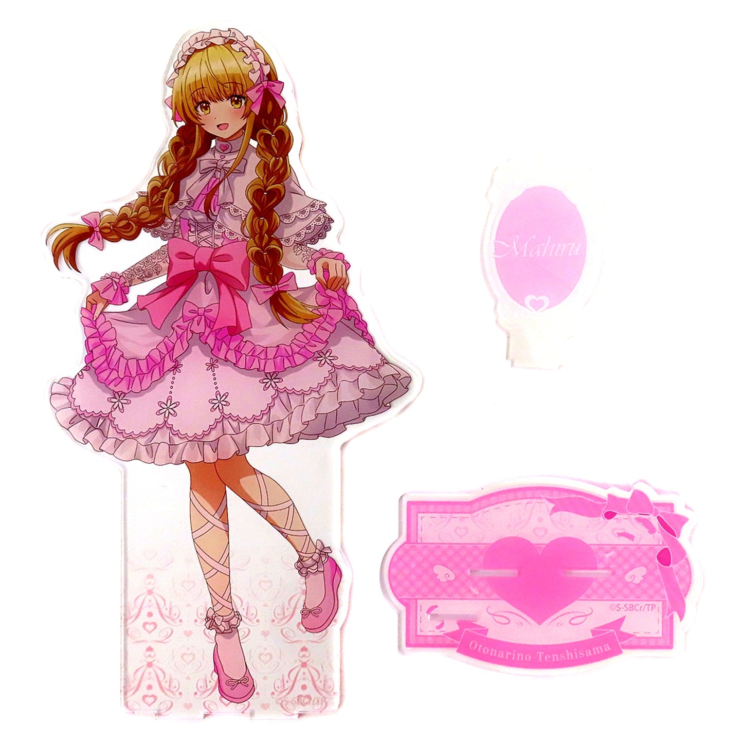Mahiru Shiina White Lolita S-2 Prize BIG Acrylic Stand Kujimate The Angel Next Door Spoils Me Rotten Part 2 [USED]