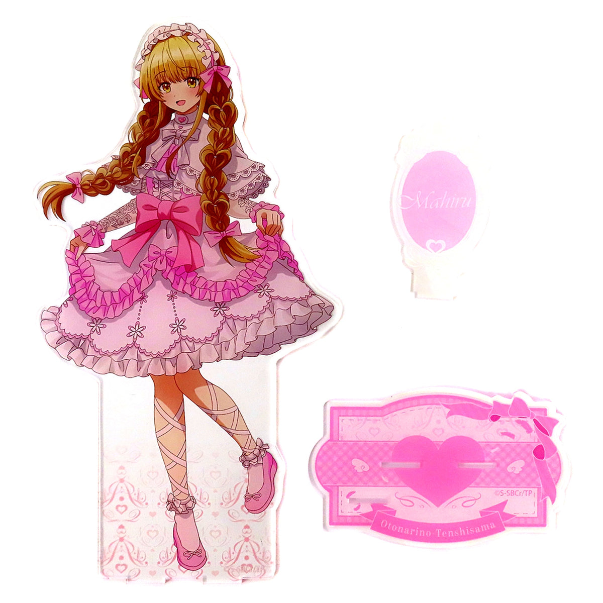 Mahiru Shiina White Lolita S-2 Prize BIG Acrylic Stand Kujimate The Angel Next Door Spoils Me Rotten Part 2 [USED]