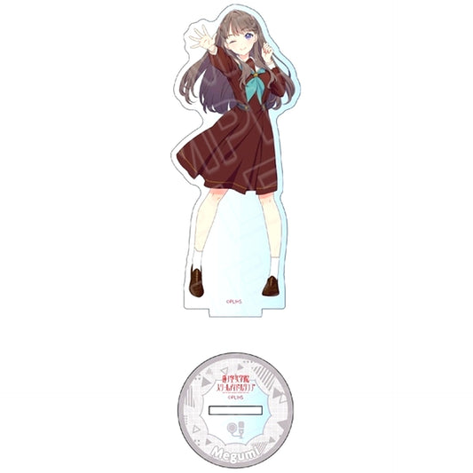 Megumi Fujishima Acrylic Figure 104th Term Winter Uniform Ver. Love Live! Hasunosora Girls' High School Idol Club [USED]