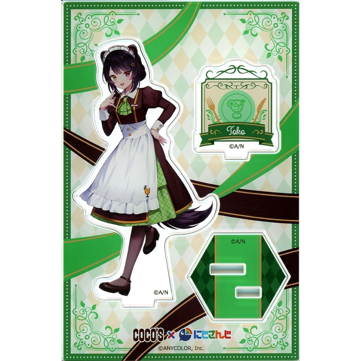 Inui Toko Original Acrylic Stand Panel Virtual YouTuber Nijisanji VTuber COCO'S x Virtual YouTuber NIJISANJI Gather at COCO'S! Bringing the Deliciousness of Rainbow Campaign [USED]
