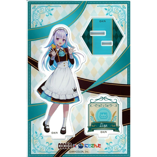 Lize Helesta Virtual YouTuber Nijisanji Original Acrylic Stand Panel COCO'S x Virtual YouTuber NIJISANJI Gather at COCO'S! Bringing the Deliciousness of Rainbow Campaign [USED]