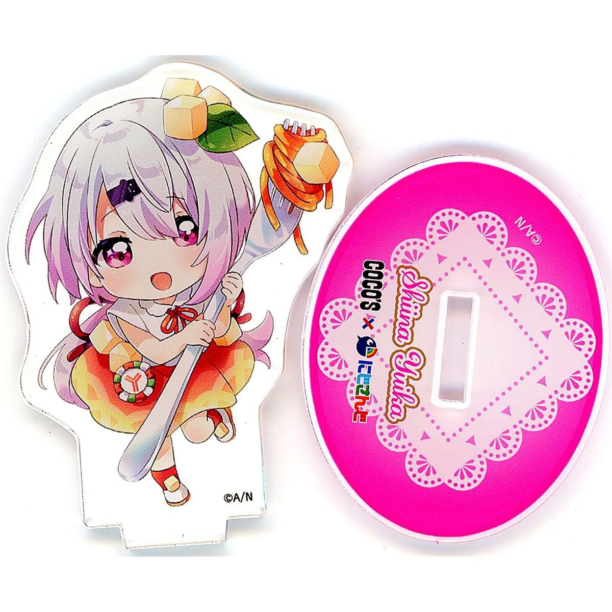 Shiina Yuika Acrylic Stand COCO'S x Virtual YouTuber NIJISANJI Gather at COCO'S! Bringing the Deliciousness of Rainbow Campaign Zensho Net Store Exclusive Virtual YouTuber Nijisanji VTuber Mini Character [USED]