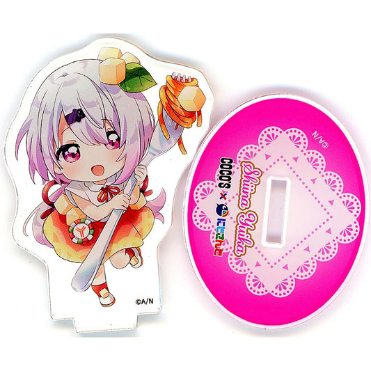 Shiina Yuika Acrylic Stand COCO'S x Virtual YouTuber NIJISANJI Gather at COCO'S! Bringing the Deliciousness of Rainbow Campaign Zensho Net Store Exclusive Virtual YouTuber Nijisanji VTuber Mini Character [USED]