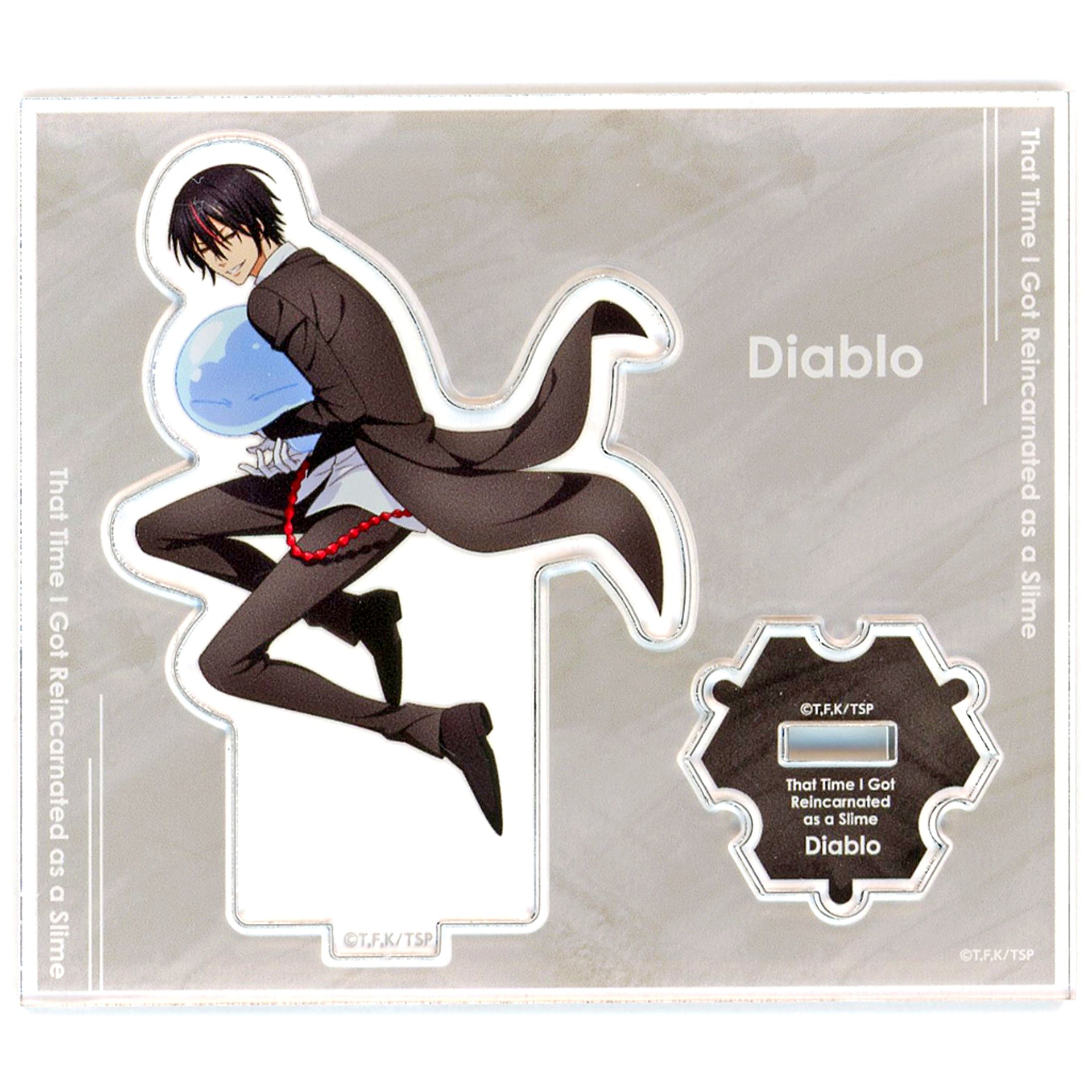 Diablo That Time I Got Reincarnated as a Slime Trading Mini Acrylic Stand POP UP SHOP I Love Rimuru-sama [USED]