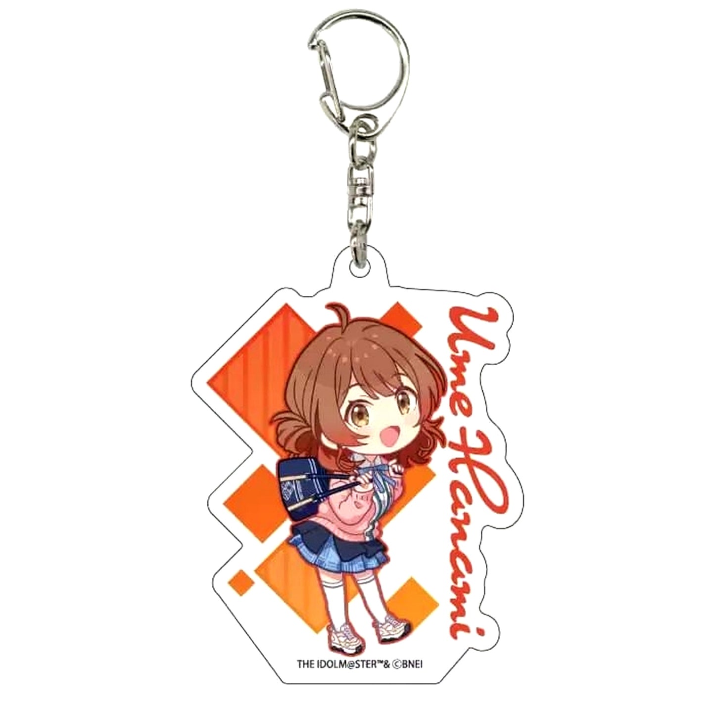 Ume Hanami Gakuen Idolmaster Acrylic Keychain 02 Super Deformed Pop Up Shop in Ikebukuro Sukima Store by eeo [USED]