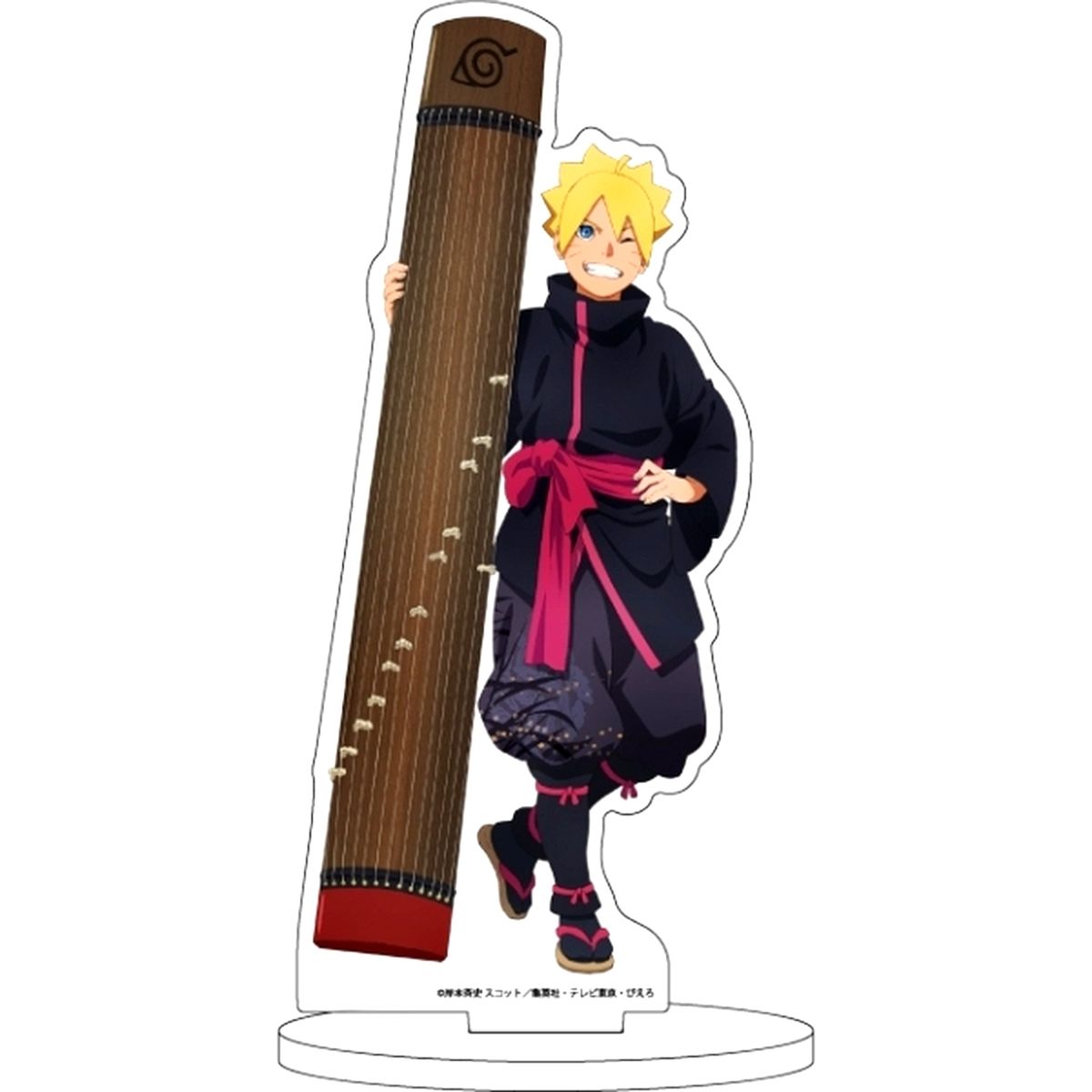 Boruto Uzumaki Naruto & Boruto Acrylic Stand 70 Traditional Instrument Ver. Illustration [USED]