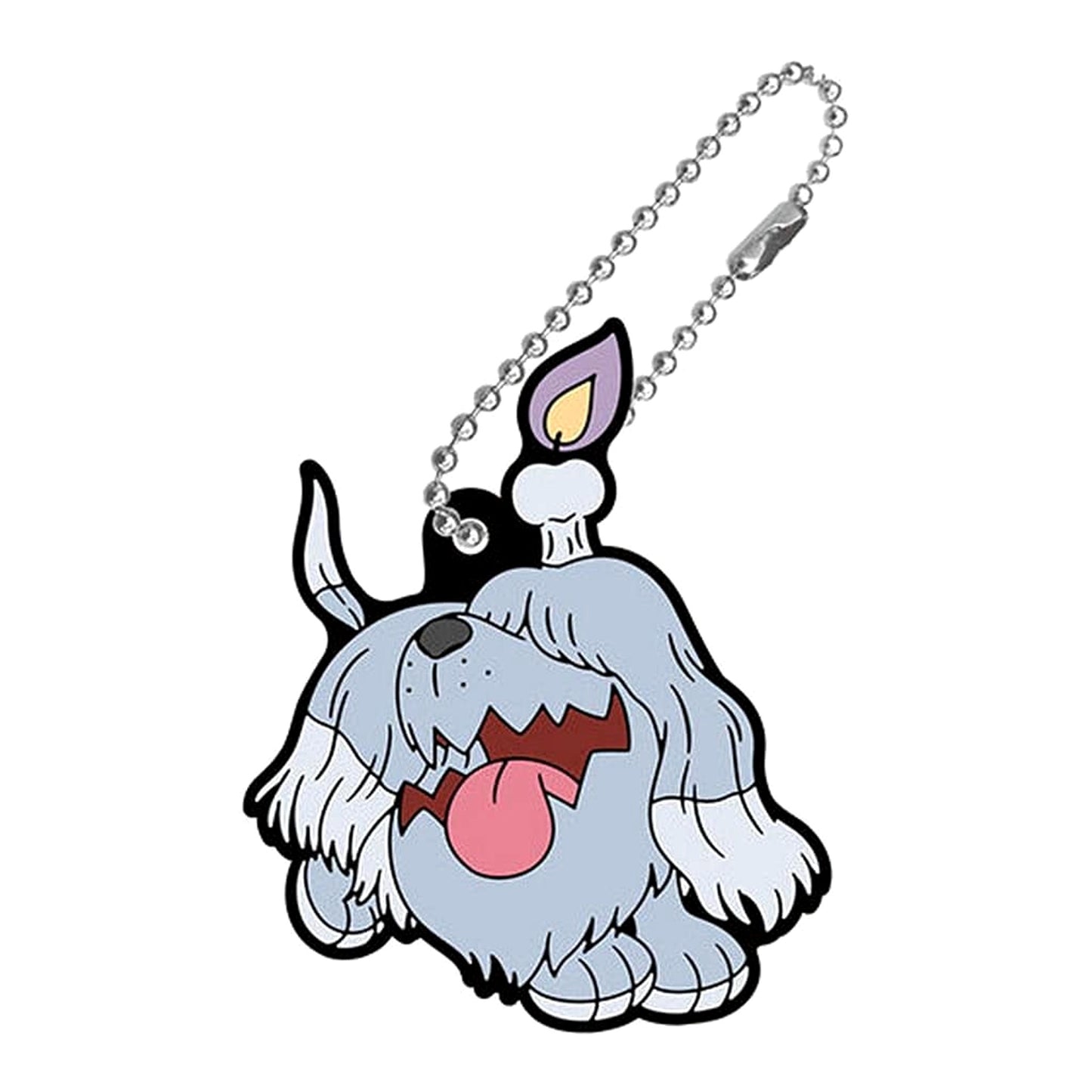 Pokemon Greavard Pokemon Rubber Mascot 25 Keychains [USED]