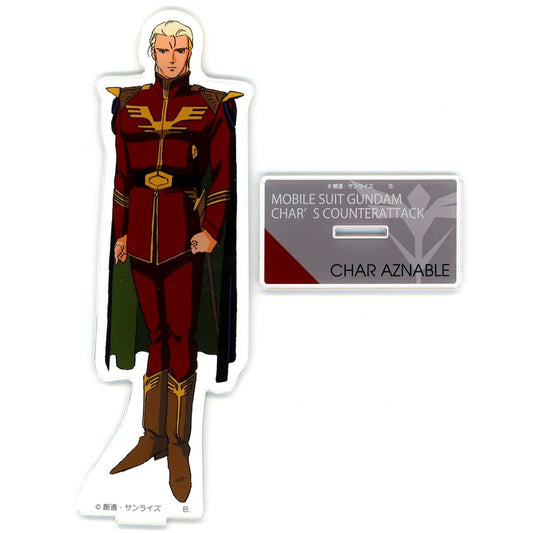 Char Aznable Chancellor Uniform Mobile Suit Gundam Char's Counterattack Big Acrylic Stand [USED]