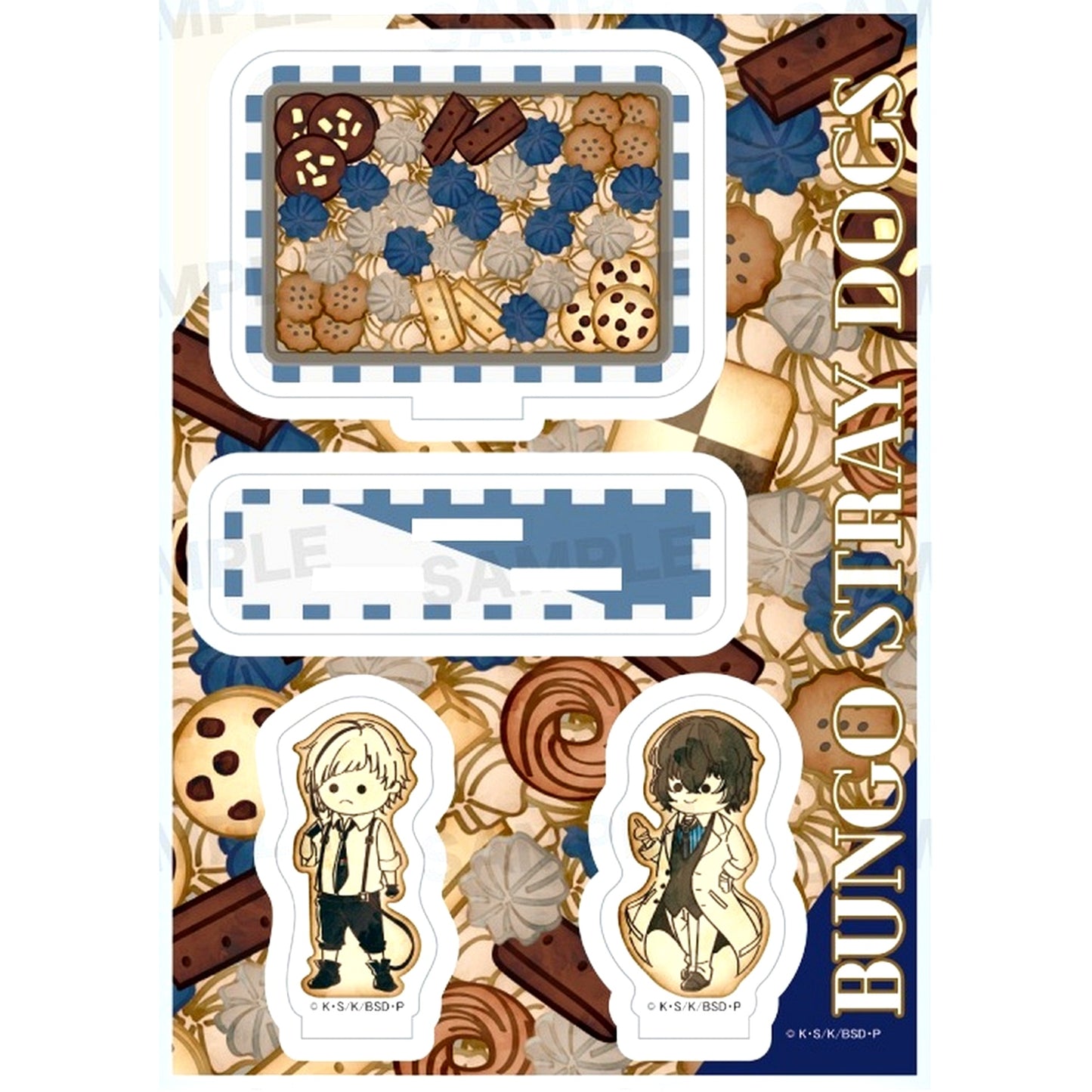 Atsushi Nakajima & Osamu Dazai Mini Acrylic Diorama Wim Patisserie Bungo Stray Dogs [USED]