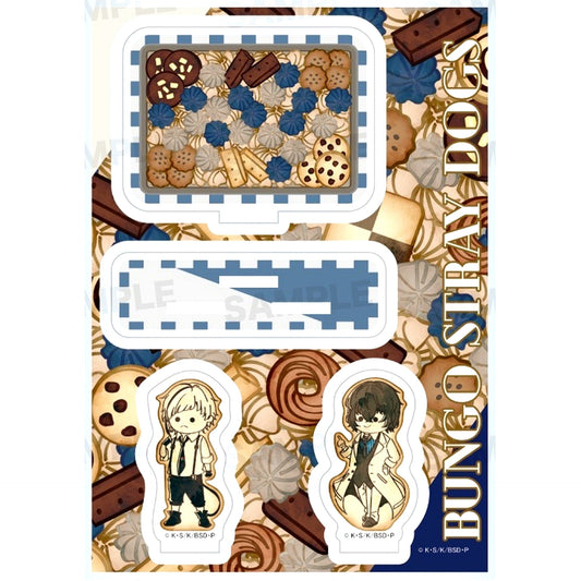 Atsushi Nakajima & Osamu Dazai Mini Acrylic Diorama Wim Patisserie Bungo Stray Dogs [USED]