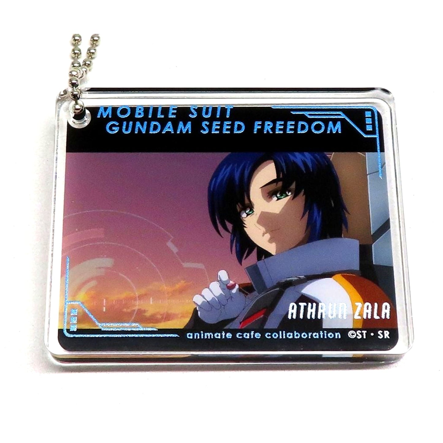 Athrun Zala Side View Mobile Suit Gundam SEED FREEDOM animatecafe CoLotta Trading Acrylic Plate Keychain Vol.2 [USED]
