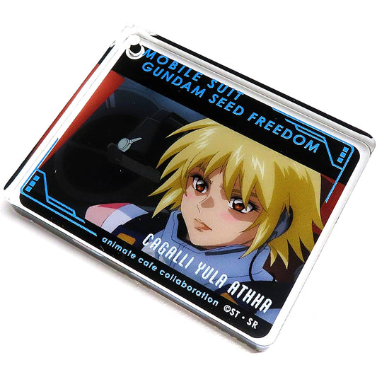 Cagalli Yula Athha Blushing Mobile Suit Gundam SEED FREEDOM animatecafe CoLotta Trading Acrylic Plate Keychain Vol.2 [USED]