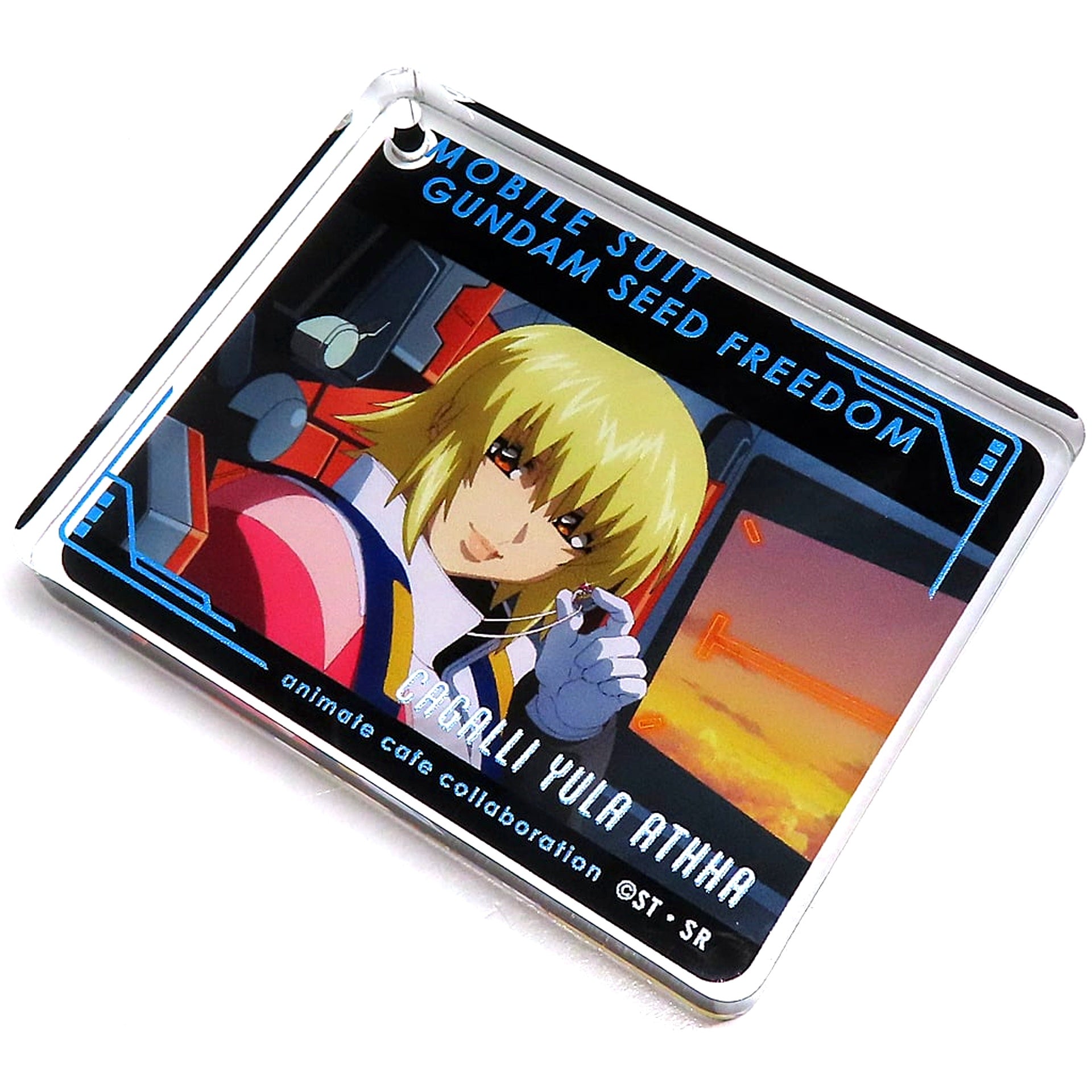 Cagalli Yula Athha Ring Mobile Suit Gundam SEED FREEDOM animatecafe CoLotta Trading Acrylic Plate Keychain Vol.2 [USED]