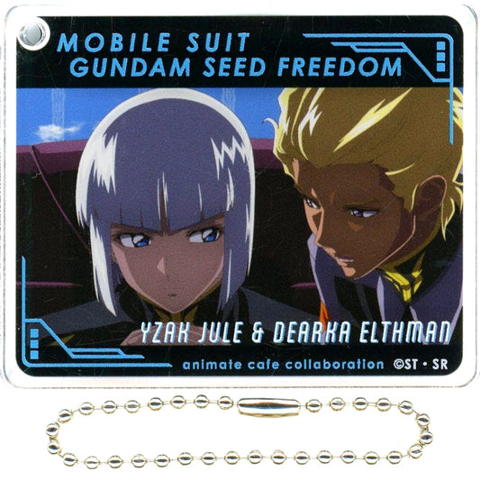 Yzak Joule & Dearka Elsman Mobile Suit Gundam SEED FREEDOM animatecafe CoLotta Trading Acrylic Plate Keychain Vol.2 [USED]
