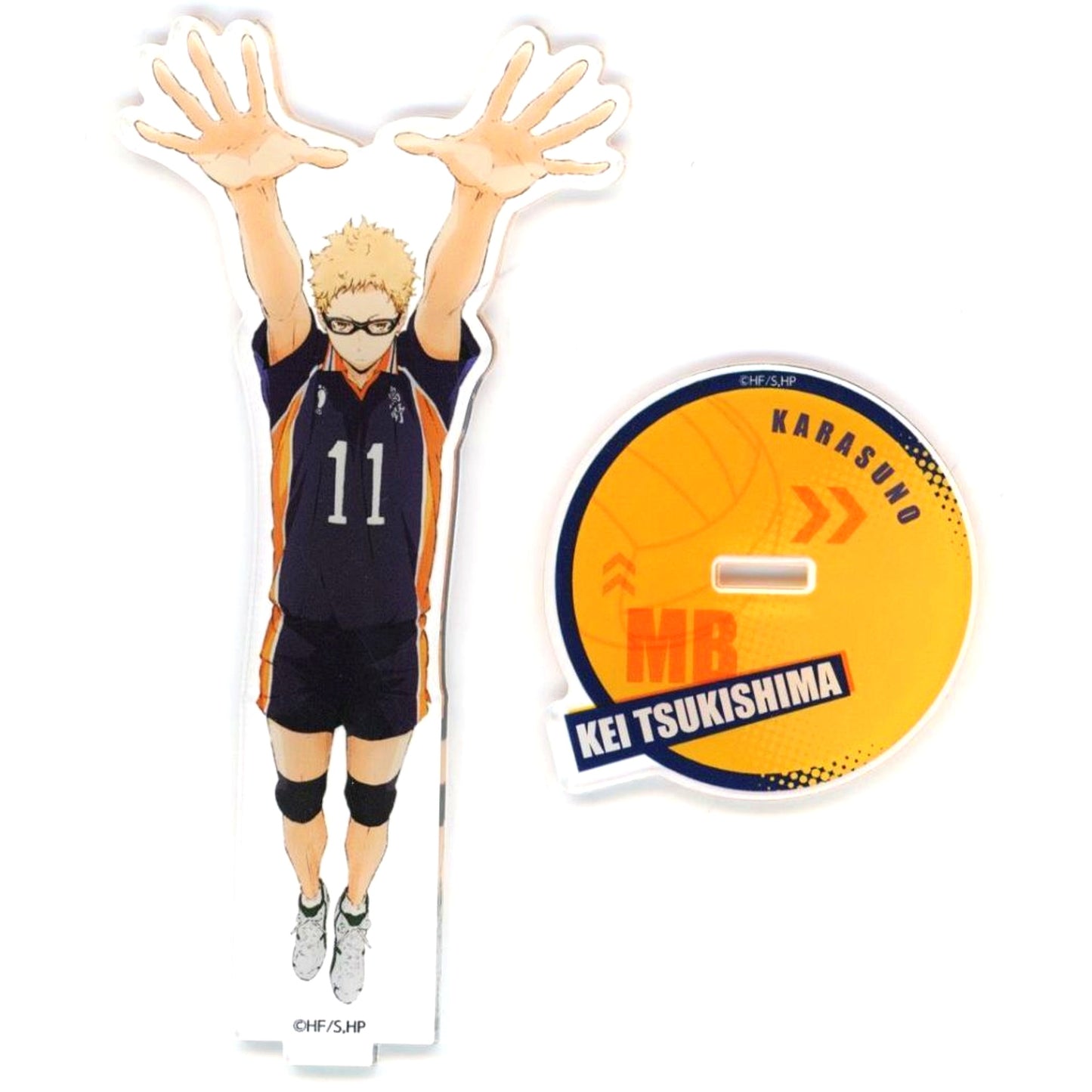 Kei Tsukishima - Blocking Acrylic Stand Haikyu!! National Expedition Pop-up Store [USED]