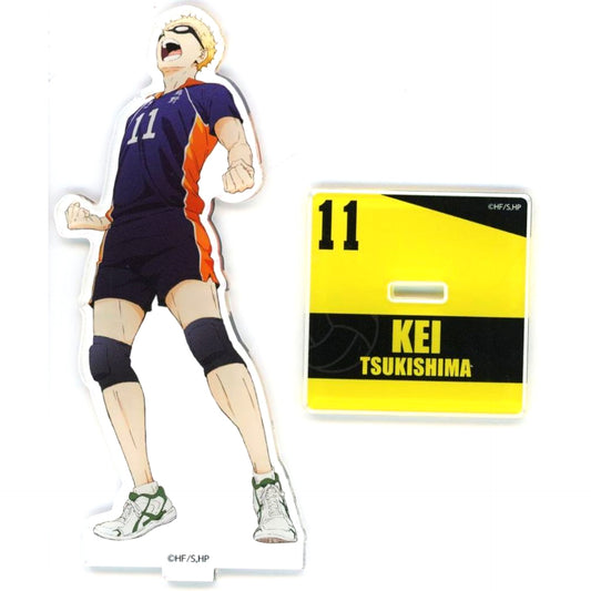 Kei Tsukishima - Shouting Acrylic Stand Haikyu!! National Expedition Pop-up Store [USED]